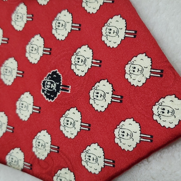 💥50% sale💥Black Sheep Tradition Craft silk tie #1145 - Picture 2 of 7